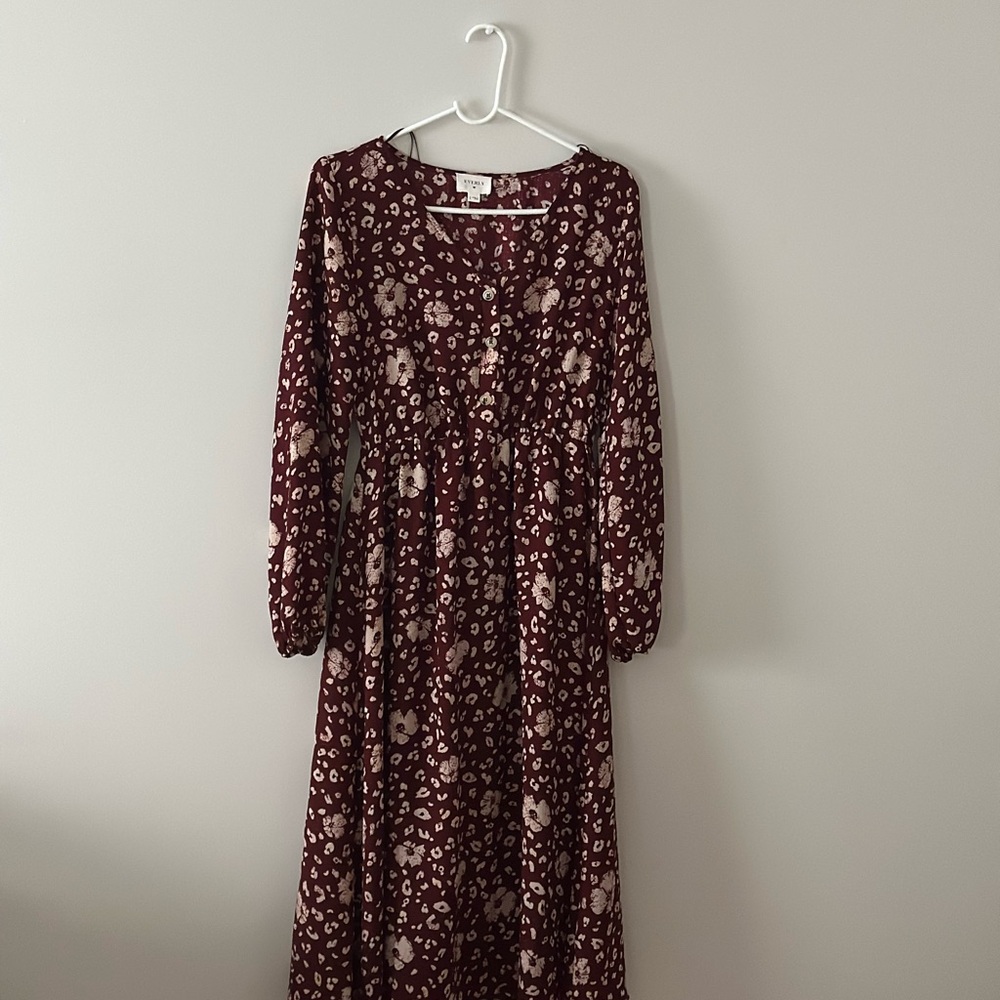 Floral Long Sleeve Dress